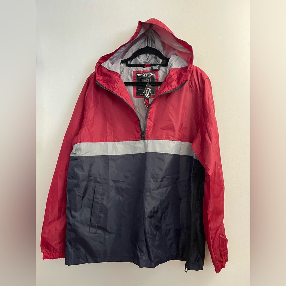 NWT Waterproof Windbreaker Jacket size large